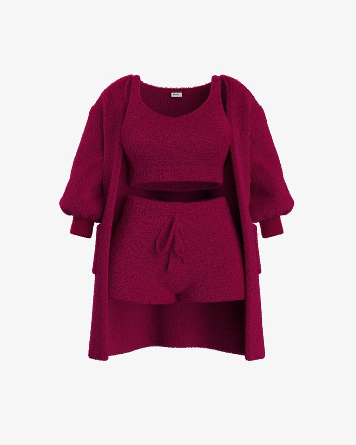 Tallulah – Bouclé Knit Pajama Ensemble