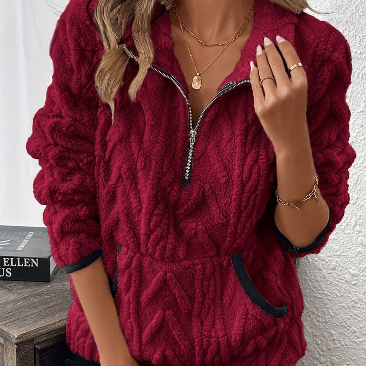 Gemma – Cozy Fleece Half-Zip Pullover