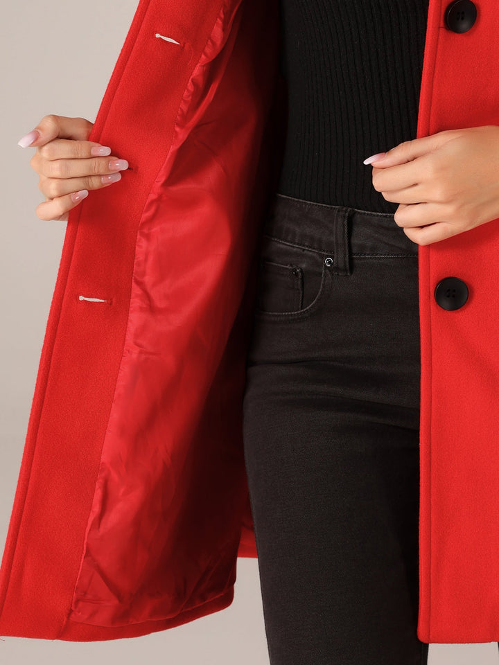 Maeve – Classic Single-Breasted Winter Trench Coat