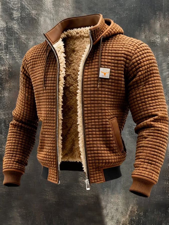 Varel | Retro Hooded Zip Jacket