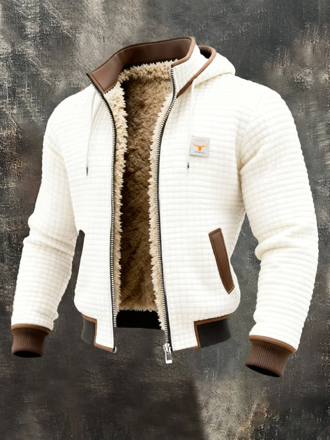 Varel | Retro Hooded Zip Jacket