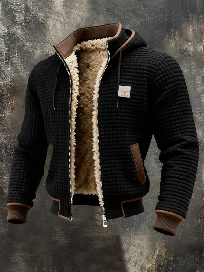 Varel | Retro Hooded Zip Jacket