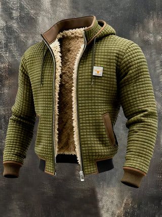 Varel | Retro Hooded Zip Jacket