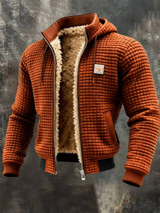 Varel | Retro Hooded Zip Jacket