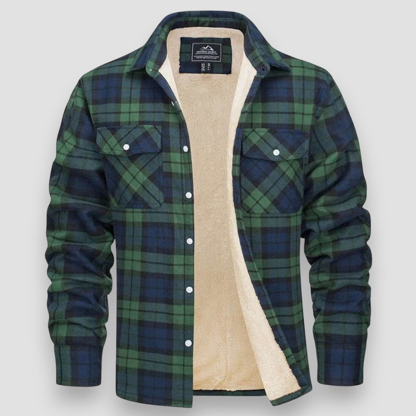 Tariq – Plaid Lined Jacket for Chilly Days