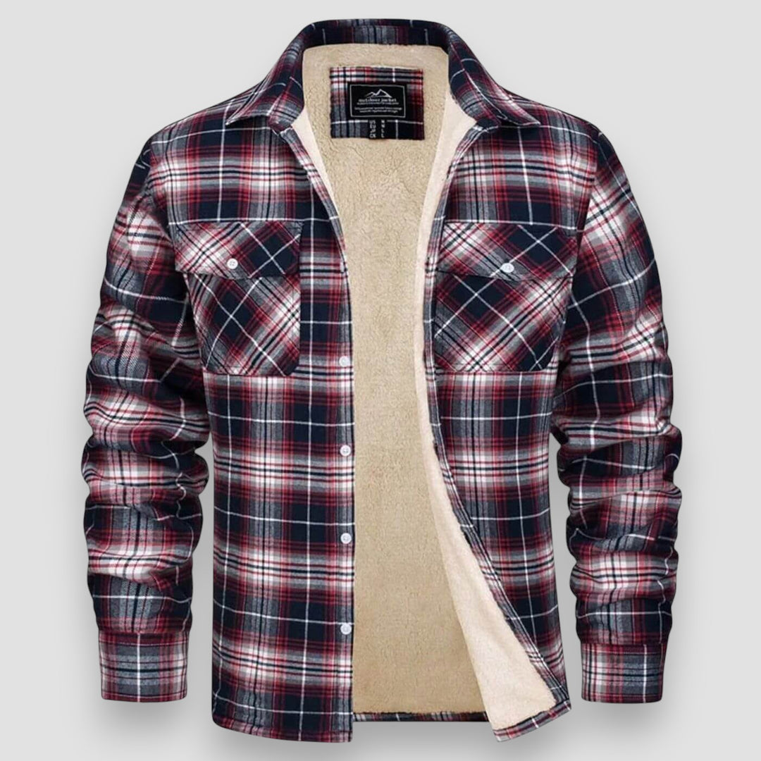 Tariq – Plaid Lined Jacket for Chilly Days