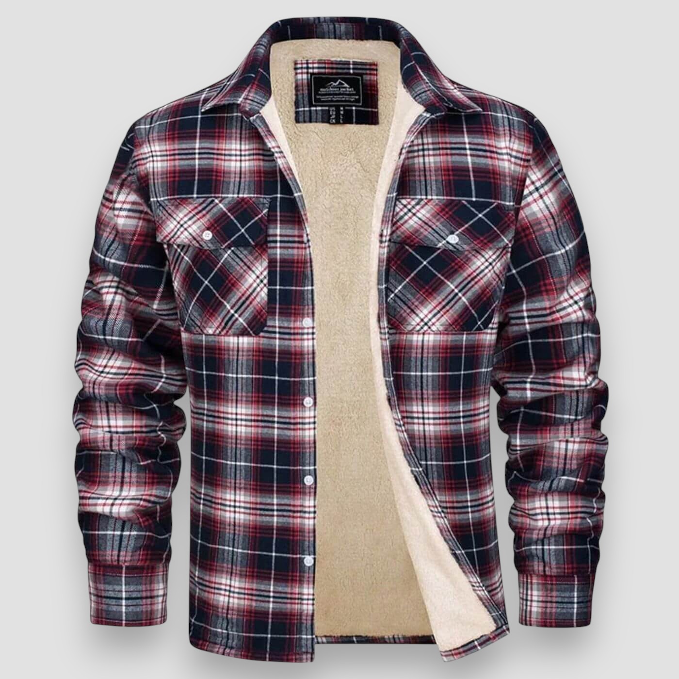 Tariq – Plaid Lined Jacket for Chilly Days