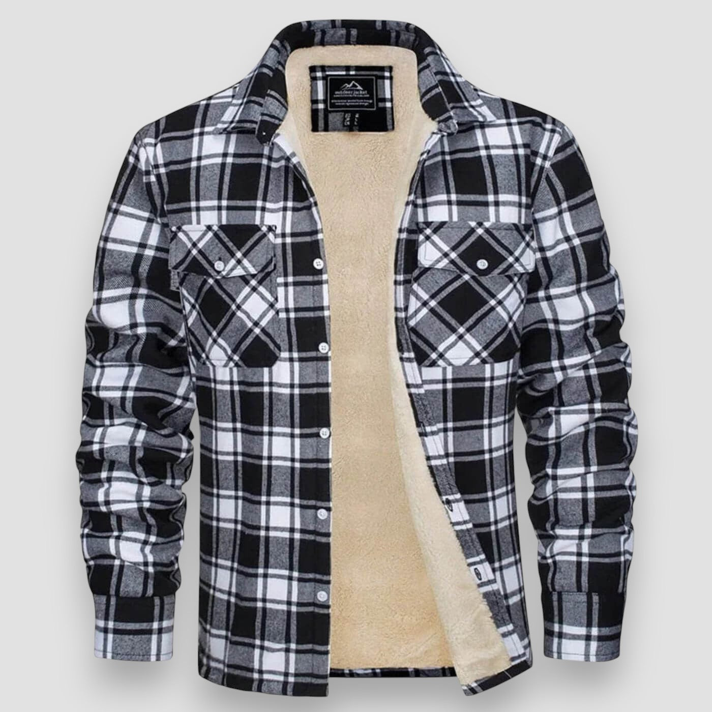 Tariq – Plaid Lined Jacket for Chilly Days