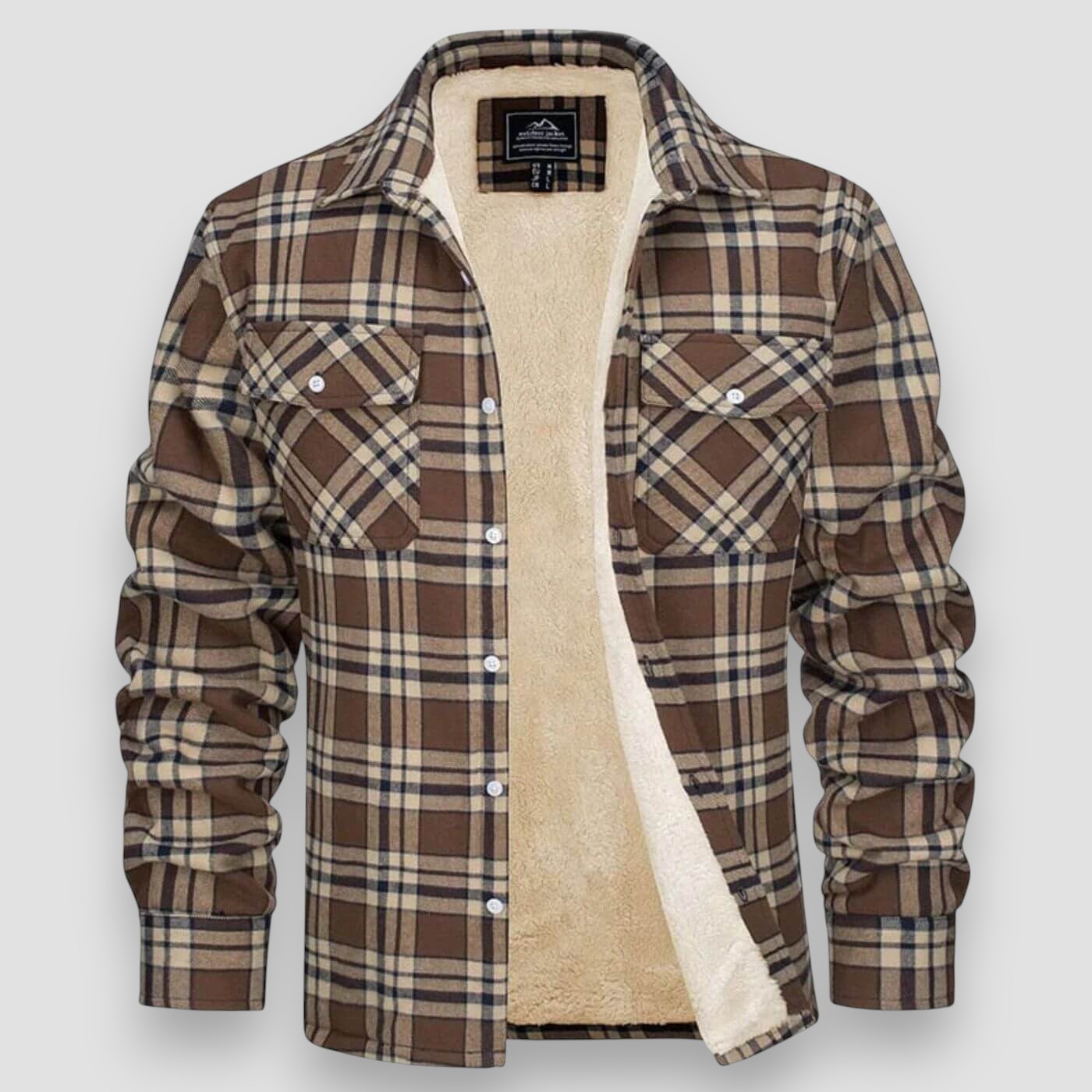 Tariq – Plaid Lined Jacket for Chilly Days