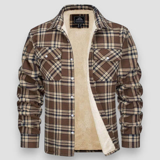 Tariq – Plaid Lined Jacket for Chilly Days