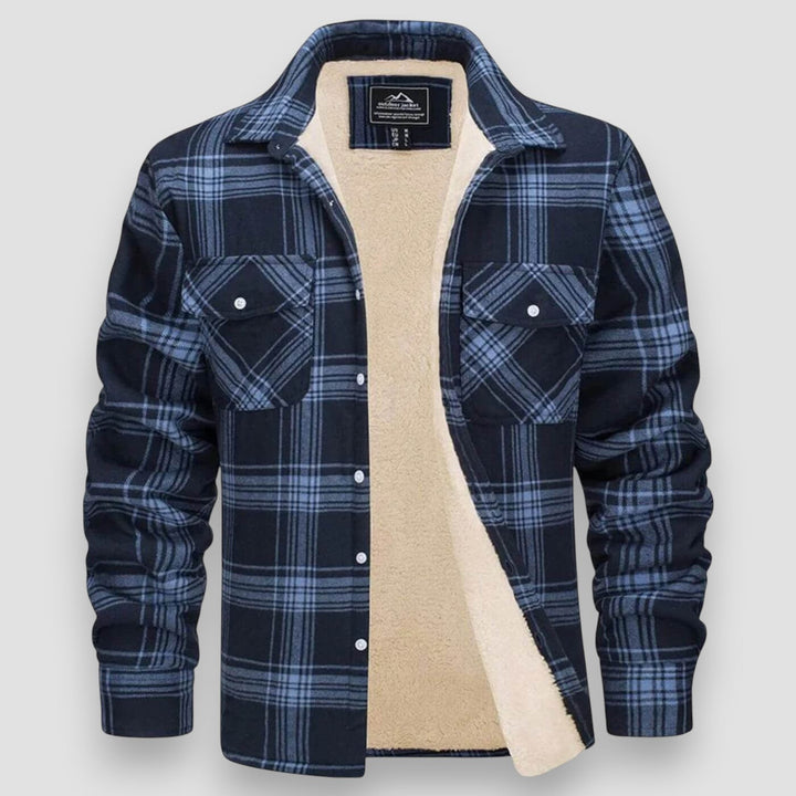 Tariq – Plaid Lined Jacket for Chilly Days