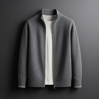 Isaac – Knitted Zip-Up Jacket